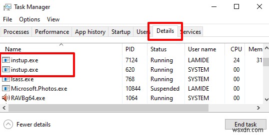 instup.exeとは何ですか？それは安全ですか？ 