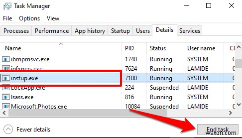 instup.exeとは何ですか？それは安全ですか？ 