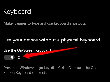 Windows10でオンスクリーンキーボードを有効にする8つの方法 