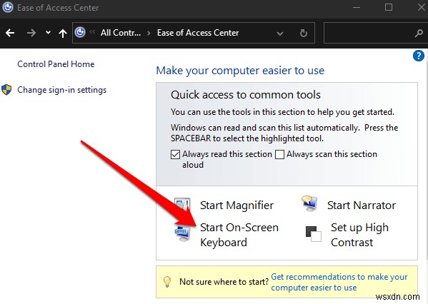 Windows10でオンスクリーンキーボードを有効にする8つの方法 