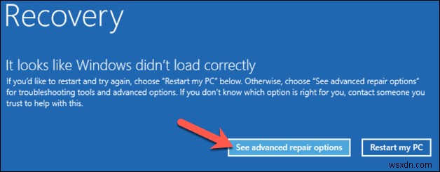 Windows10の自動修復ループを修正する方法 