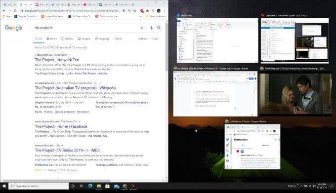 Windows10で画面を分割する方法 