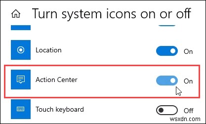 Windowsアクションセンターとは何ですか？ 