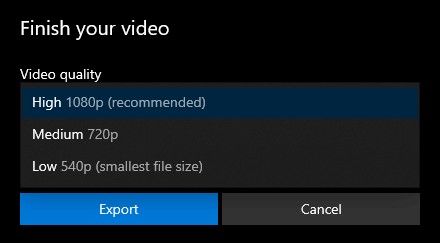 Windows10ビデオエディタの使用方法 
