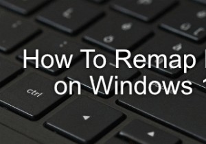 Windows10でキーを再マップする方法 