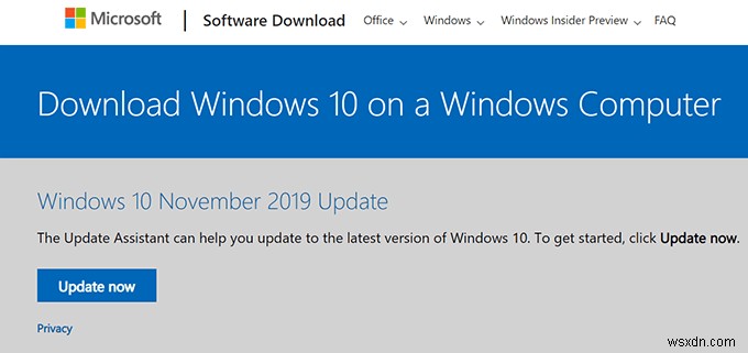 メディア作成ツールなしでWindows10ISOをダウンロードする方法 