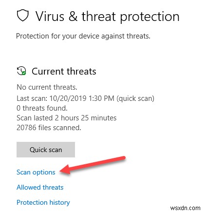 WindowsDefenderAntivirusの独自のスキャンスケジュールを設定する方法 