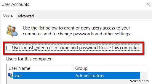 ユーザーパスワードなしでWindowsを使用する方法 