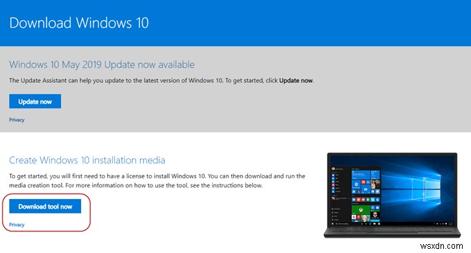 Windows10インストールUSBスティックを作成する方法 