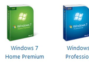 Windows 7バージョンの比較– Home、Professional、Ultimate 