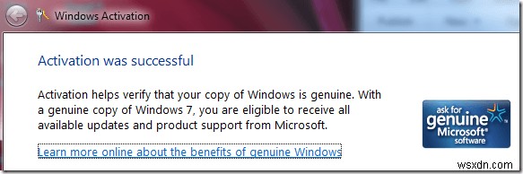 Windows 7が本物かどうかを確認する方法は？ 