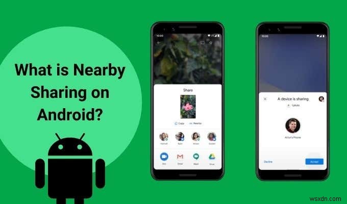 Androidでの近くの共有とは何ですか？ 