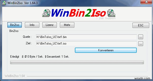 BINファイルをISOイメージに変換するための5つのツール 