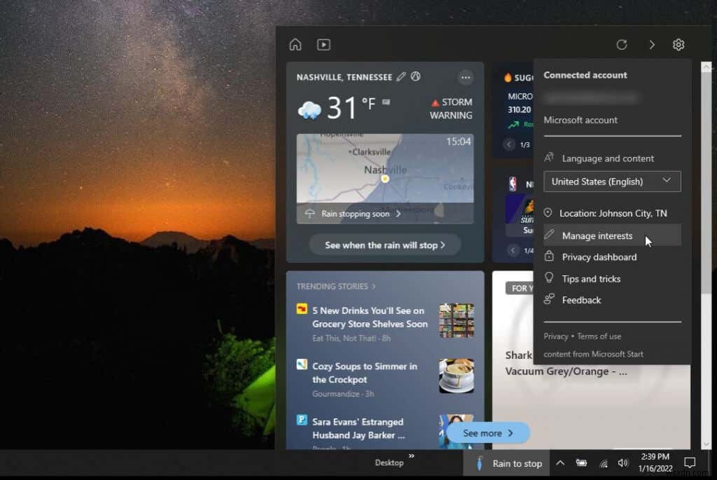 Windows10/11に最適な天気ウィジェット 