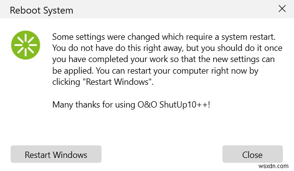 O＆O ShutUp10レビュー–マイクロソフトがあなたをスパイするのを阻止する 
