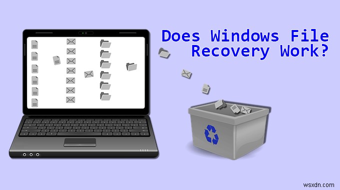 MicrosoftのWindowsファイルリカバリは機能しますか？テストしました。 