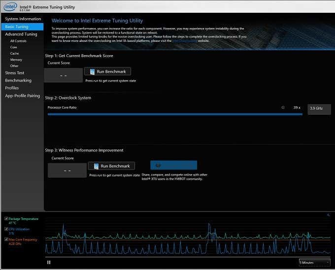 最高のCPU、ビデオカード、RAMチューニングユーティリティ 