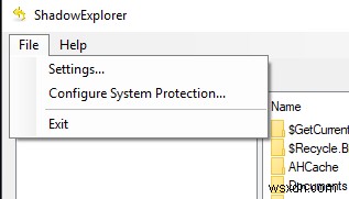 ShadowExplorerを使用してWindowsで失われたファイルを復元する 