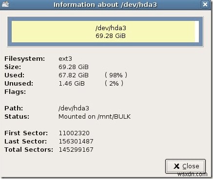 GPartedを使用してWindowsのディスクパーティションを管理する 