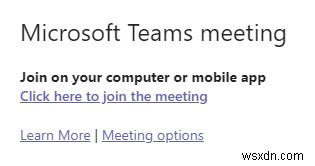 MicrosoftTeamsMeetingリンクを作成する方法 