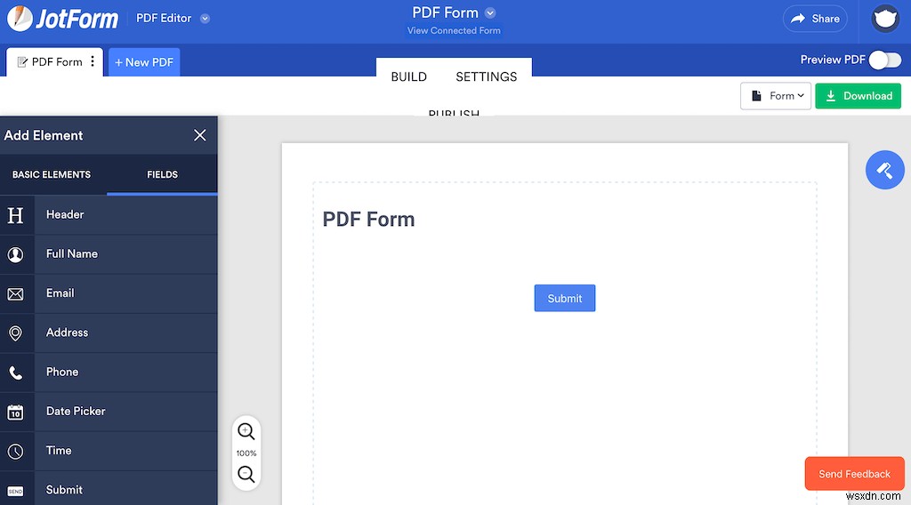 記入可能なPDFファイルを無料で作成する方法 