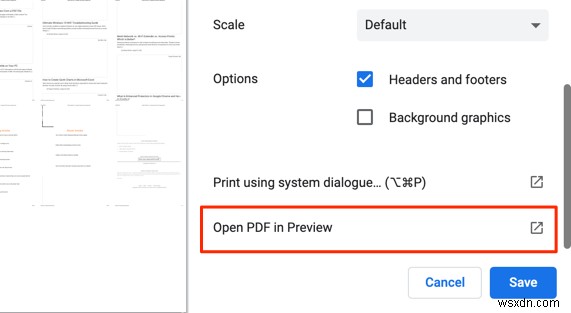 MacおよびWindowsでWebページをPDFとして保存する方法 