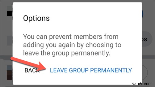 Facebookグループを離れる方法 