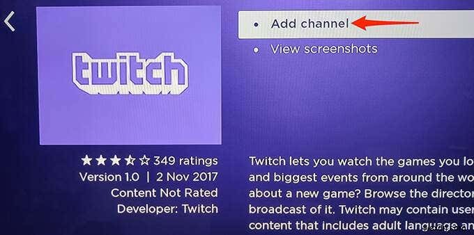 RokuでTwitchを視聴する方法 