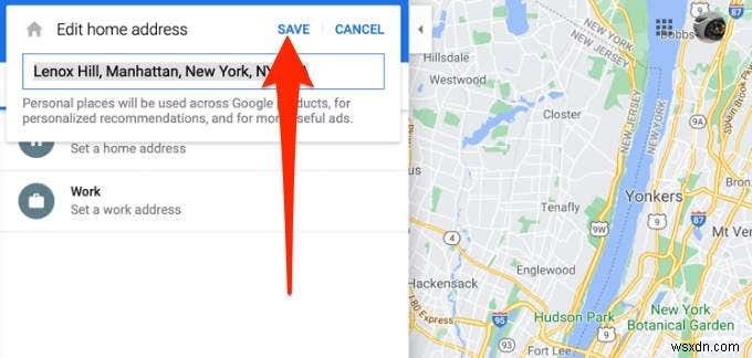 Googleマップで自宅の住所を設定する方法 