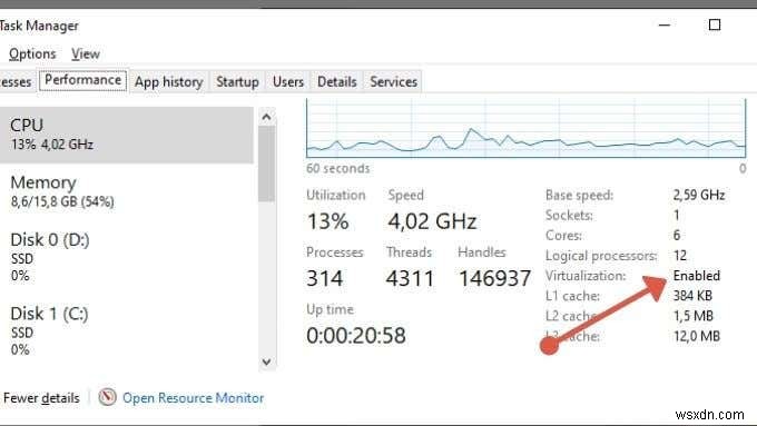 IntelおよびAMDのBIOSで仮想化を有効にする方法 