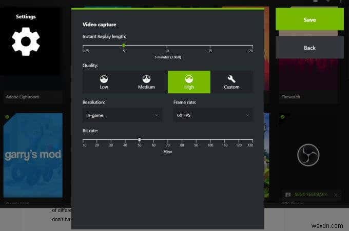 NVIDIAShadowplayを使用してゲームビデオを録画および共有する方法 