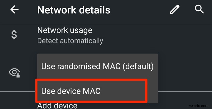 iPhone（iOS）およびAndroidデバイスでMACアドレスを見つける方法 