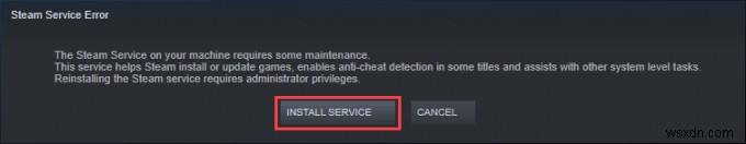 Steamサービスエラーを修正する方法 