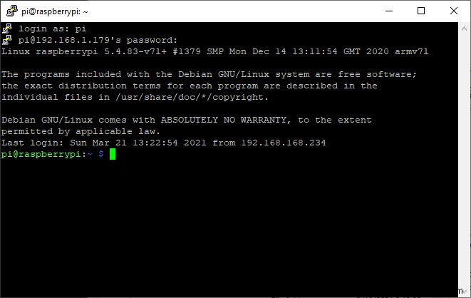 RaspberryPiにSSHまたはSFTPで接続する方法 