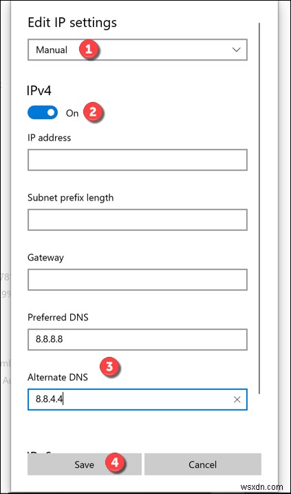 Chromeで「DNS_probe_finished_bad_config」を修正する方法 