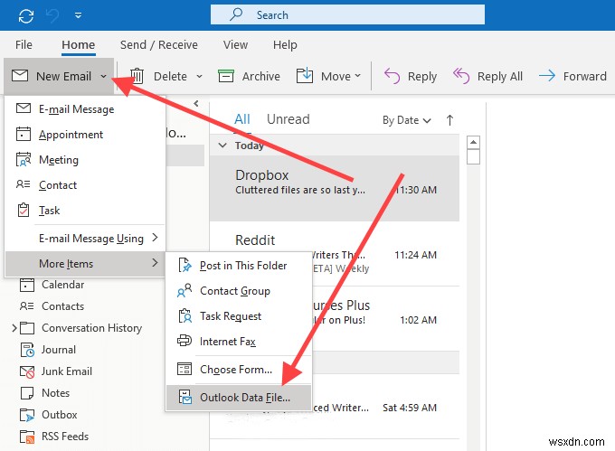 破損または破損しているOutlookのPSTファイルを修復する方法 