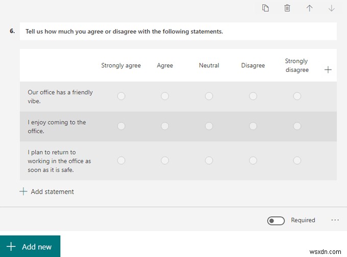 MicrosoftFormsの使用方法 