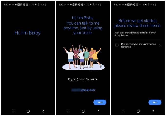 SamsungでBixbyを設定する方法 