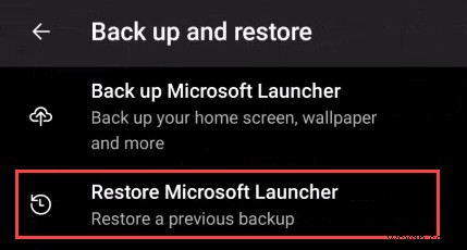 AndroidでMicrosoftLauncherをオフにする方法 