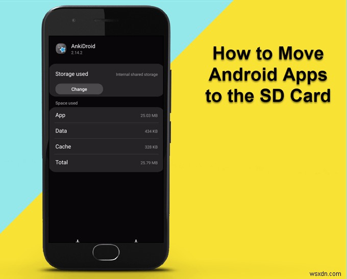AndroidでアプリをSDカードに移動する方法 