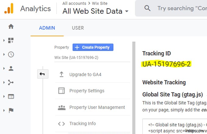 WixにGoogleAnalyticsを追加する方法 