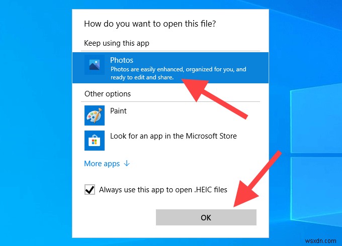 WindowsでHEICファイルを開く方法 