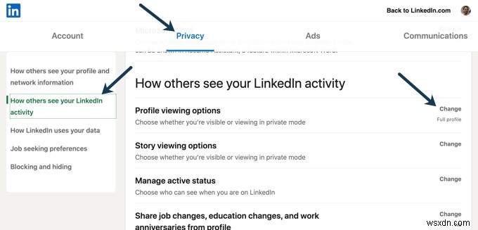 LinkedInプライベートモードとは何ですか？それを使用してプロファイルを表示する方法 