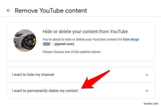 YouTubeアカウントを削除する方法 