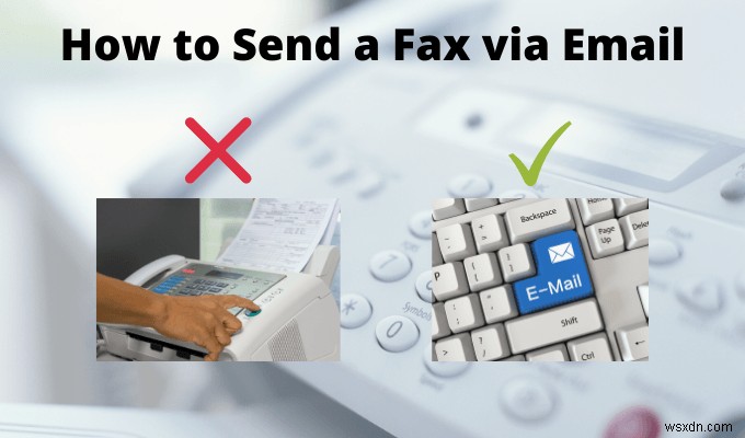 電子メールでFAXを送信する方法 