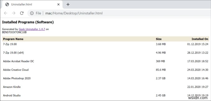 Windowsにインストールされているプログラムのリストを生成する7つの方法 