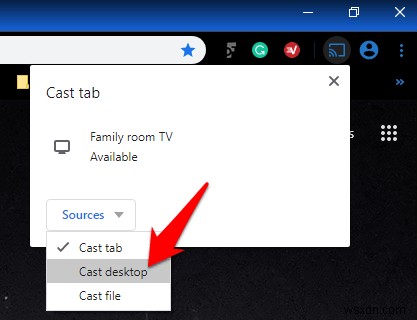 Chromecastを使用してデスクトップ全体をテレビにキャストする方法 