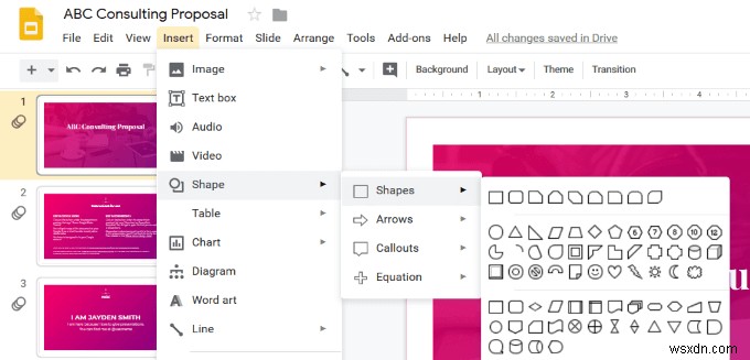 Googleスライドに音楽を追加する方法 