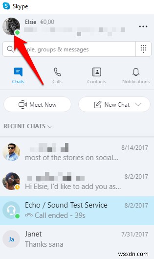 Skype名を変更する方法 