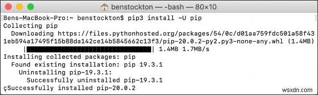 Pythonパッケージ用のPythonPIPをインストールする方法 